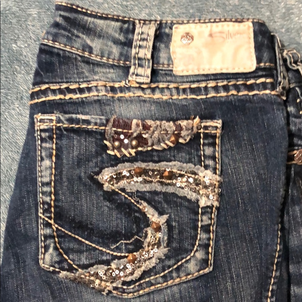 Silver jeans